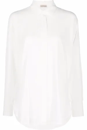 BLANCA Concealed-front shirt