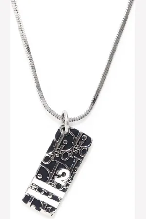 Dior Plated Trotter plate necklace