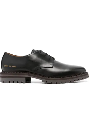 COMMON PROJECTS Serial-number leather Derby shoes