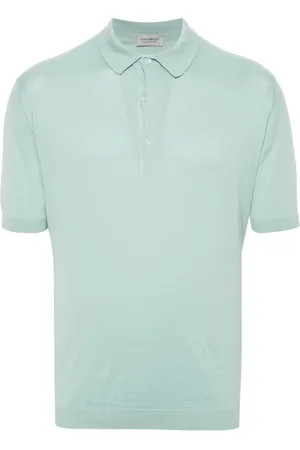JOHN SMEDLEY Adrian fine-knit polo shirt