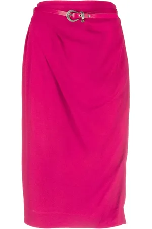 Dior 2010 belted draped skirt