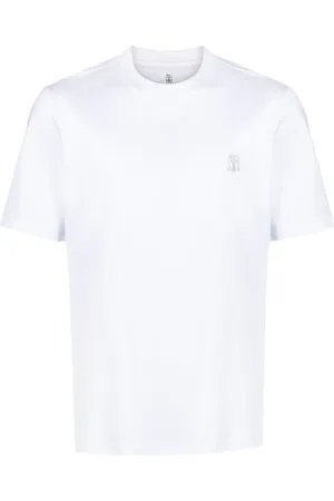 Brunello Cucinelli Logo-print cotton T-shirt