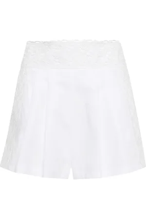ERMANNO SCERVINO Lace-appliqué shorts