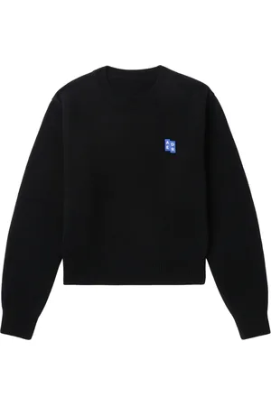 Ader Error Tetris-appliqué fine-knit jumper
