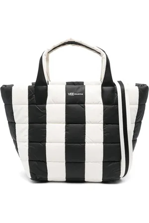VeeCollective Medium Porter striped tote bag