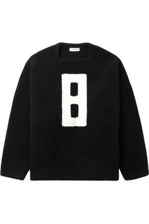 FEAR OF GOD Logo-motif square-neck jumper