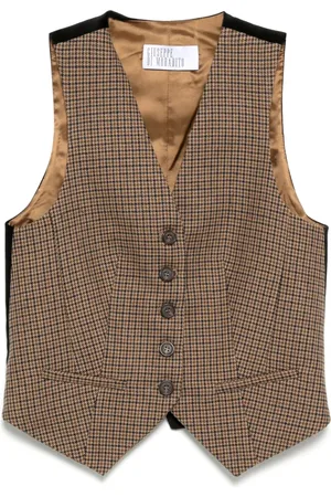 GIUSEPPE DI MORABITO Houndstooth gilet