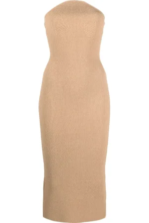 Khaite Ribbed bodycon midi dress