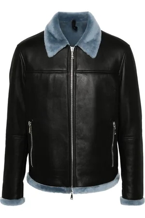 TAGLIATORE Zip-up leather jacket