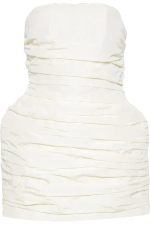 MAGDA BUTRYM Strapless draped mini dress