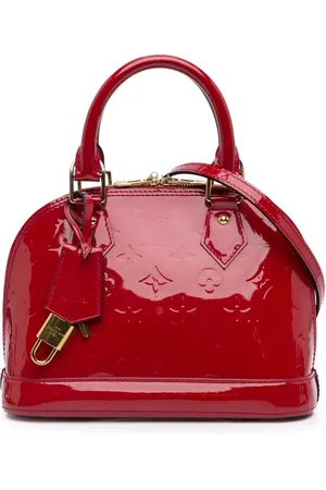LOUIS VUITTON 2015 Monogram Vernis Alma BB satchel