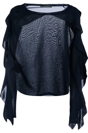 Alberta Ferretti Ruffle-detailing jumper