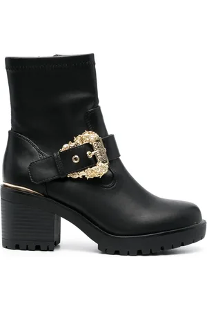 VERSACE Buckled ankle boots