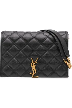 Saint Laurent 2021 Mini Quilted Lambskin Becky Chain Bag shoulder bag