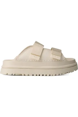 UGG GoldenGlow double-strap slide sandals