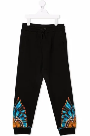 MARCELO BURLON Wings-print track pants