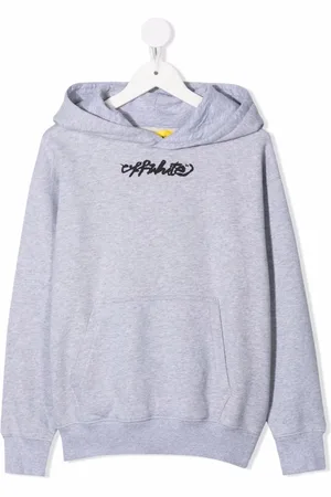 OFF-WHITE Peace-print cotton hoodie