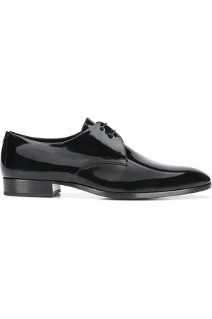 Saint Laurent Wyatt varnished leather Derby shoes