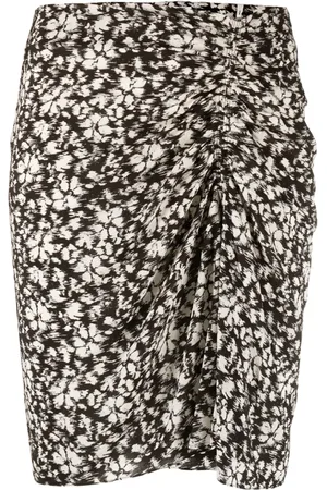 Marant Etoile Angelica floral-print mini skirt