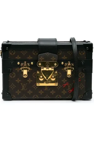 LOUIS VUITTON 2019 Monogram Petite Malle crossbody bag