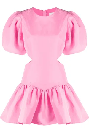 Msgm Ruffled cutout minidress