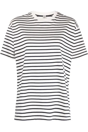 Totême Short-sleeved striped T-shirt