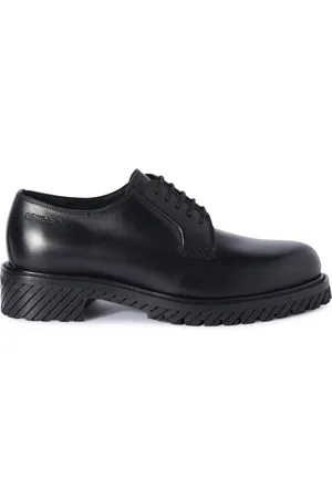 OFF-WHITE Military leather derby shoes