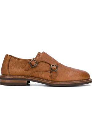 Brunello Cucinelli Buckled low-heel monk shoes