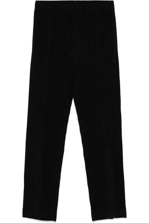 Issey Miyake Plissé-effect trousers