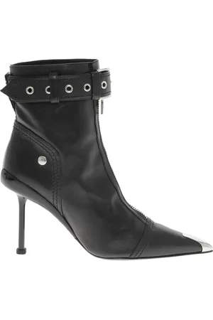 Alexander McQueen 100mm leather boots