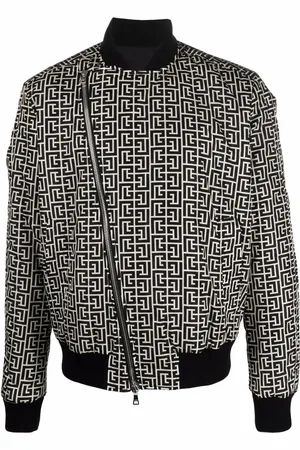 Balmain 4G-print zip-up bomber jacket