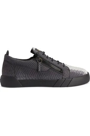 Giuseppe Zanotti Frankie python-embossed leather sneakers