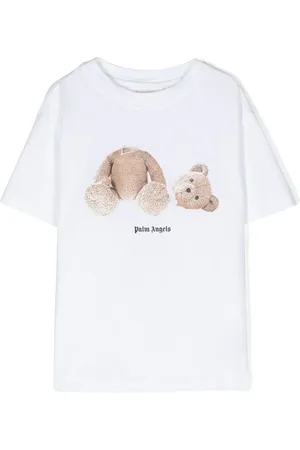 Palm Angels Bear-motif organic cotton T-shirt