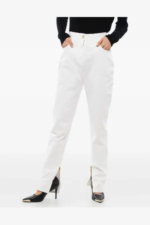 Balmain Jewel-button skinny jeans
