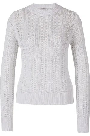 PESERICO SIGN Sequinned open-knit sweater