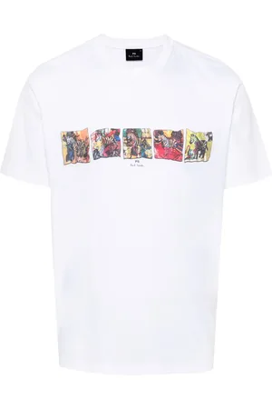 Paul Smith Zebras organic cotton T-shirt