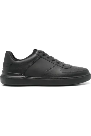 Clarks CourtLite Tie leather sneakers