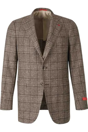 ISAIA Gregory checked blazer