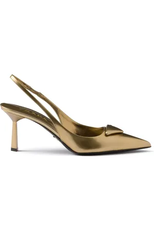 Prada 75mm appliqué-logo pumps