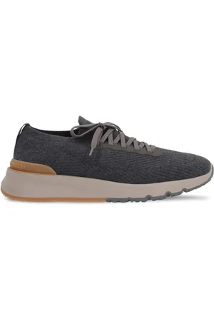 Brunello Cucinelli Knitted-upper sneakers