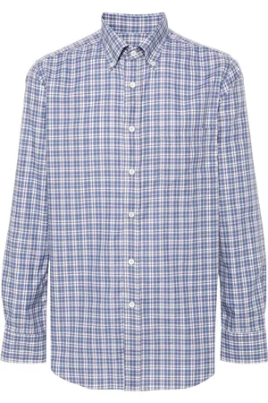 CANALI Plaid-check shirt
