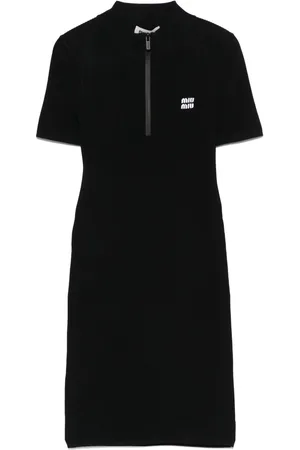 Miu Miu Ribbed mini dress