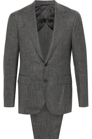 CANALI Checked single-breasted suit