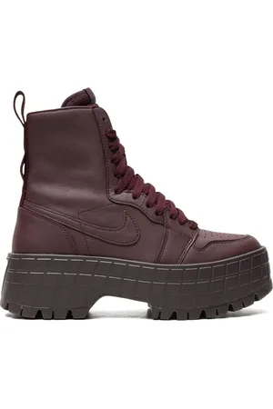 Jordan Air 1 Brooklyn "Burgundy Crush" boots