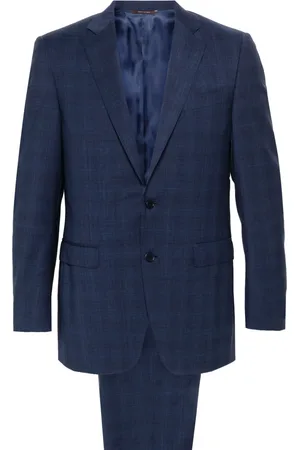 CANALI Checked single-breasted suit