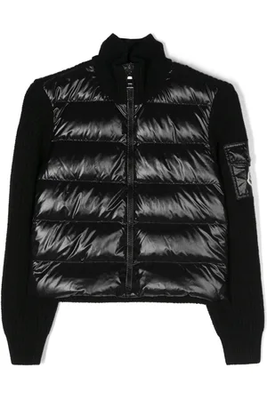 Moncler Logo-patch feather-down jacket