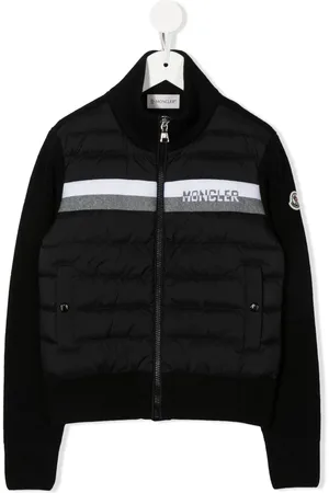Moncler Intarsia-knit padded jacket