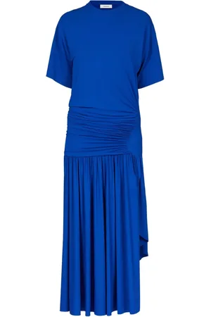 ワンピース FERRAGAMO DRESS (13H315785507 EXPRESSO) Salvatore Ferragamo] ダブルシルクドレス (FERRAGAMO