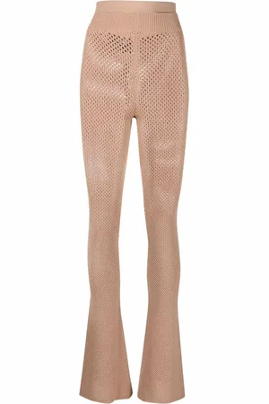 ANDREADAMO Perforated knitted trousers
