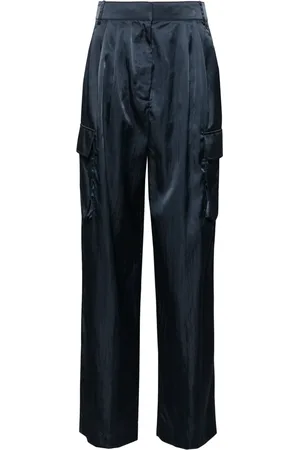tibi Stella pleat-detail cargo trousers